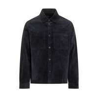 Camasi A.P.C. A.P.C. Blue Velvet Shirt Barbati