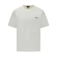 Tricouri A.P.C. A.P.C. White T-Shirt With Embroidered Logo Barbati