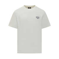 Tricouri A.P.C. A.P.C. White T-Shirt With Embroidered Logo Barbati