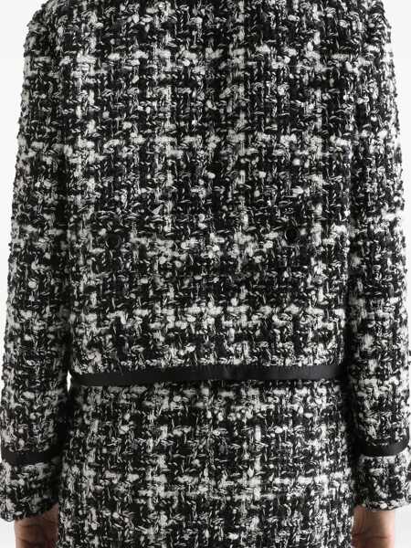 Geci Dolce & Gabbana Dolce & Gabbana Wool Blend Tweed Jacket GREY Femei (BM 19092960) 5
