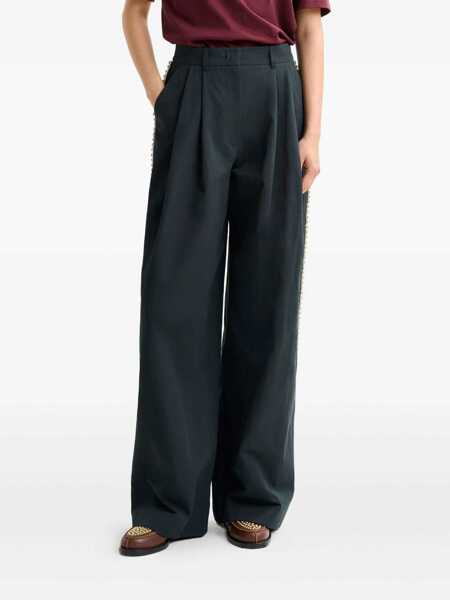 Pantaloni casual ESSENTIEL ANTWERP Essentiel Antwerp Trousers Black Femei (BM 19093449) 4