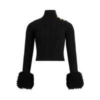 Camasi Patou Knitted Fur Jumper Clothing Femei