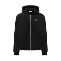 Bluze de trening Casablanca Casablanca Black Hoodie With Embroidered Logo Barbati