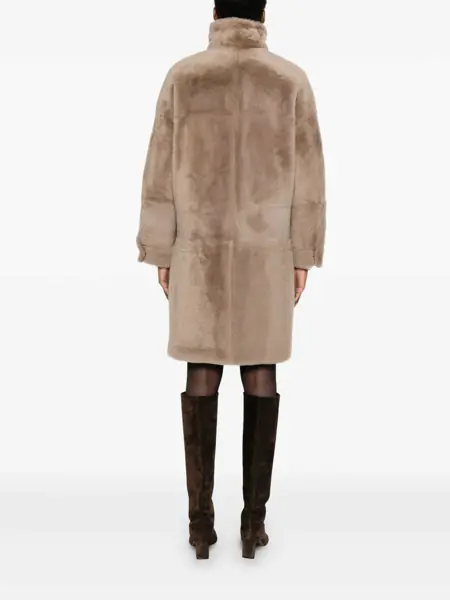 Paltoane Brunello Cucinelli Brunello Cucinelli Coats Beige Femei (BM 19094496) 4