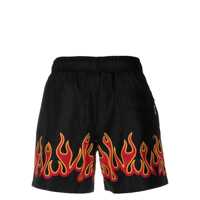 Sorturi de baie Palm Angels pentru Barbati - Sorturi de baie Palm Angels Palm Angels Printed Swim Shorts Black Barbati (BM 19094817) - B-mall.ro