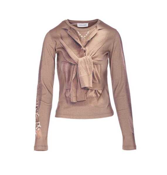 Pulovere MARINE SERRE Marine Serre Sweaters Beige Femei (BM 19095489) 1