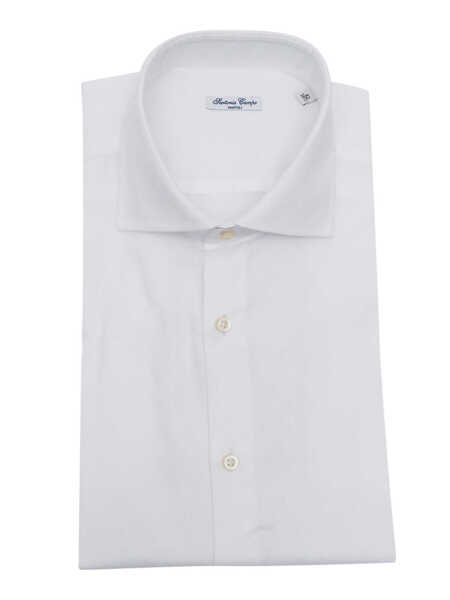 Camasi casual Sartoria Del Campo-Sonrisa Mens Shirt White Barbati (BM 19095660) 1