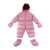 Save the Duck SHELL HOODED SUIT Pink