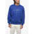 Diesel Crew Neck Ginn Cotton Sweatshirt With Ton Sur Ton Print Blue