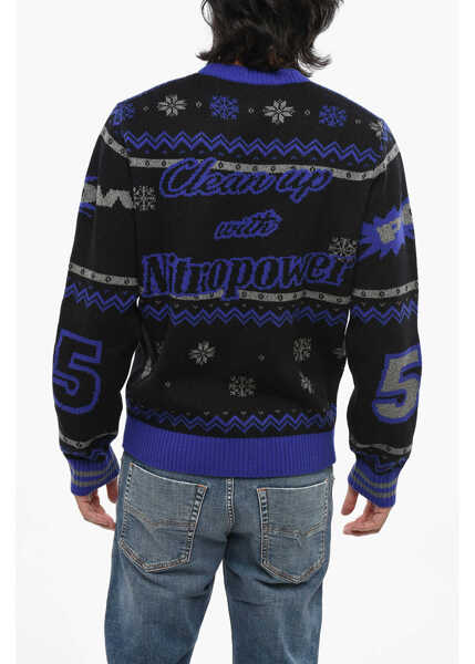 Pulovere casual Diesel Crew Neck Ug-Out Wool And Lurex Blend Pullover Multicolor Barbati (BM 19095890) 2