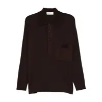 Pulovere casual UNIVERSAL WORKS 33472 PULLOVER BROWN Barbati