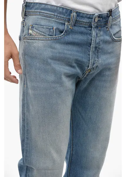 Blugi drepti Diesel Tapered Fit Buster Denims With Belt Loops 18Cm Light Blue Barbati (BM 19096073) 3