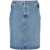 COPERNI Denim Skirt With Logoed Buttons Blue