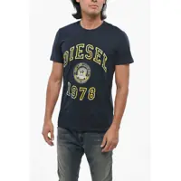 Tricouri Printed T-Diegor-D1 Crew-Neck T-Shirt Barbati
