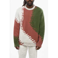 Pulovere Wool Blend Crew-Neck Sweater Barbati