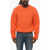 Jil Sander Mohair Blend Casentino Crew-Neck Sweater Orange