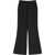 Valentino Garavani Black Nylon Gabardine Trousers NERO