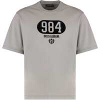 Tricouri Cotton T-Shirt with raised front logo Barbati