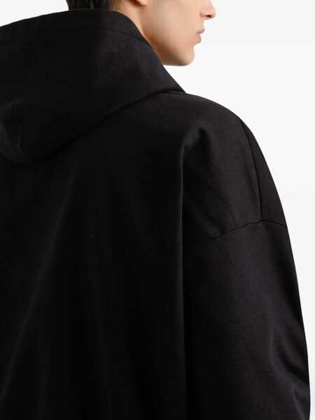 Bluze de trening Dolce & Gabbana Cotton Hoodie with print NERO Barbati (BM 19096502) 4