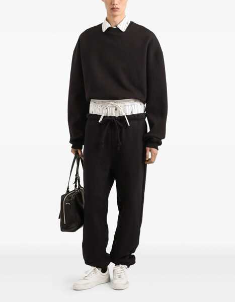 Pantaloni casual Dolce & Gabbana Jersey jogging pants NERO Barbati (BM 19096511) 2