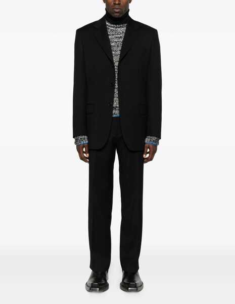 Pulovere SUNFLOWER Frederik Contrast Sweater ANTRACITE MOULINE Barbati (BM 19096541) 2