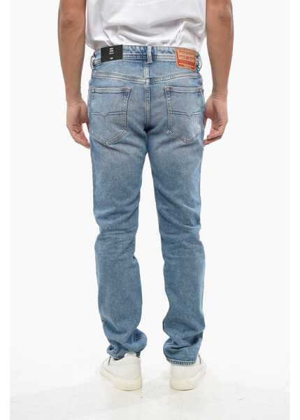 Blugi drepti Diesel Tapered Fit Buster Denims With Belt Loops 18Cm Light Blue Barbati (BM 19096763) 2