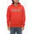 Diesel Brushed Cotton Pixel Hoodie Red