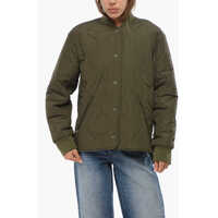 Bomber jacket Snap Buttons Quilted Camila Bomber Femei