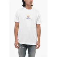 Tricouri Cotton Jersey T-Just 5-1 Crew-Neck T-Shirt With Printed Logo Barbati