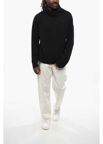 Pulovere Saint Laurent Wool Turtleneck Sweater Black Barbati (BM 19097252) 4