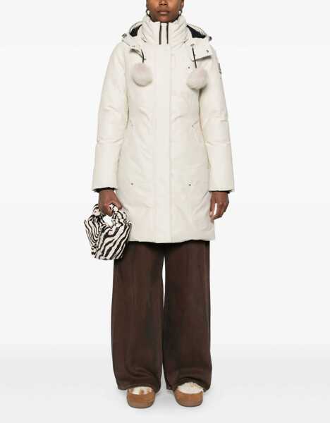 Geci Parka Moose Knuckles Original Stirling Parka ALABASTER W/ALABASTER SH Femei (BM 19097387) 2