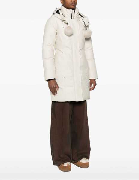 Geci Parka Moose Knuckles Original Stirling Parka ALABASTER W/ALABASTER SH Femei (BM 19097387) 3