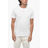 Tricouri Solid Color T-Diegor-D Crew-Neck T-Shirt With Oval D Patch Barbati