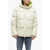 Diesel Red Tag Nylon Baskin Down Jacket With Hood White