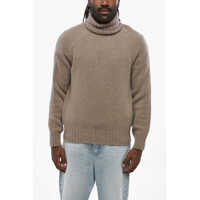 Pulovere Cashmere And Silk Turtleneck Sweater Barbati