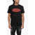 DSQUARED2 Crew Neck High Voltage Cotton T-Shirt Black