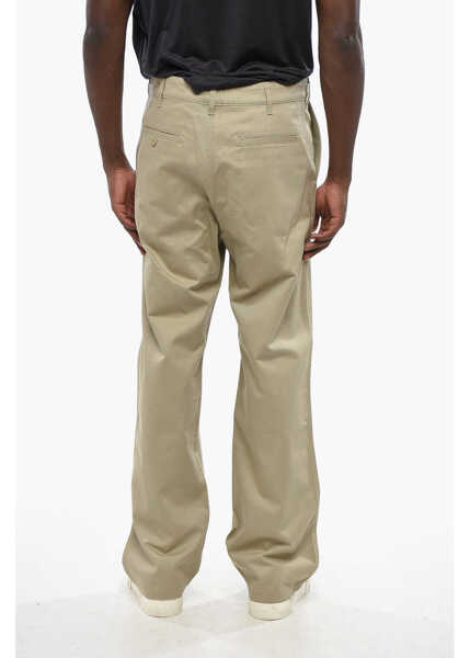 Pantaloni casual Cline Straight Leg Pants With Belt Loops Beige Barbati (BM 19097579) 2