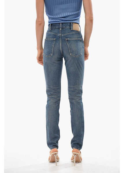 Blugi skinny Cline Slim Fit Jeans 13Cm Blue Femei (BM 19097615) 2