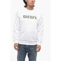 Bluze de trening Crew Neck Brushed Cotton Sweatshirt With Printed Logo Barbati