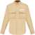 DSQUARED2 Button-Down Icon Shirt With Utility Pockets Beige