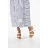 Rochii lungi Thom Browne Dama - Rochii lungi Thom Browne Striped Shirtdress With Front Buttoning White Femei (BM 19099910) - B-mall.ro