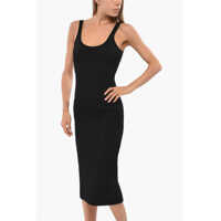 Rochii lungi Dama pagina 2 - Rochii lungi Fendi Knitted Monogram Sheath Dress With Side Zip Black Femei (BM 19099922) - B-mall.ro