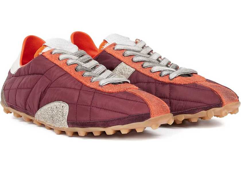 Sneakers Maison Margiela Sprinters Low Top Sneaker BORDEAUX Femei (BM 19100075) 2