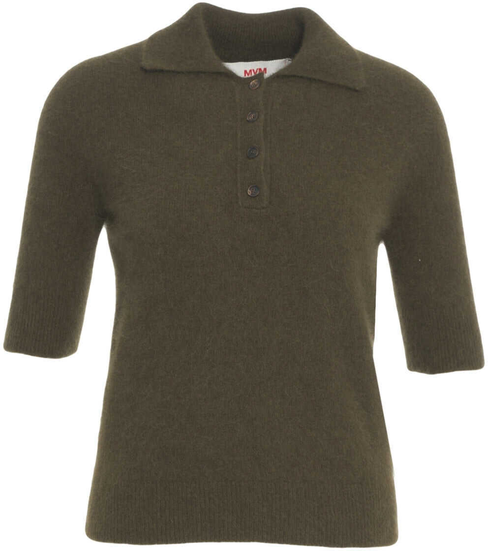 Tricouri Polo MVM Raccoon knit polo Green Femei (BM 19100234) 2