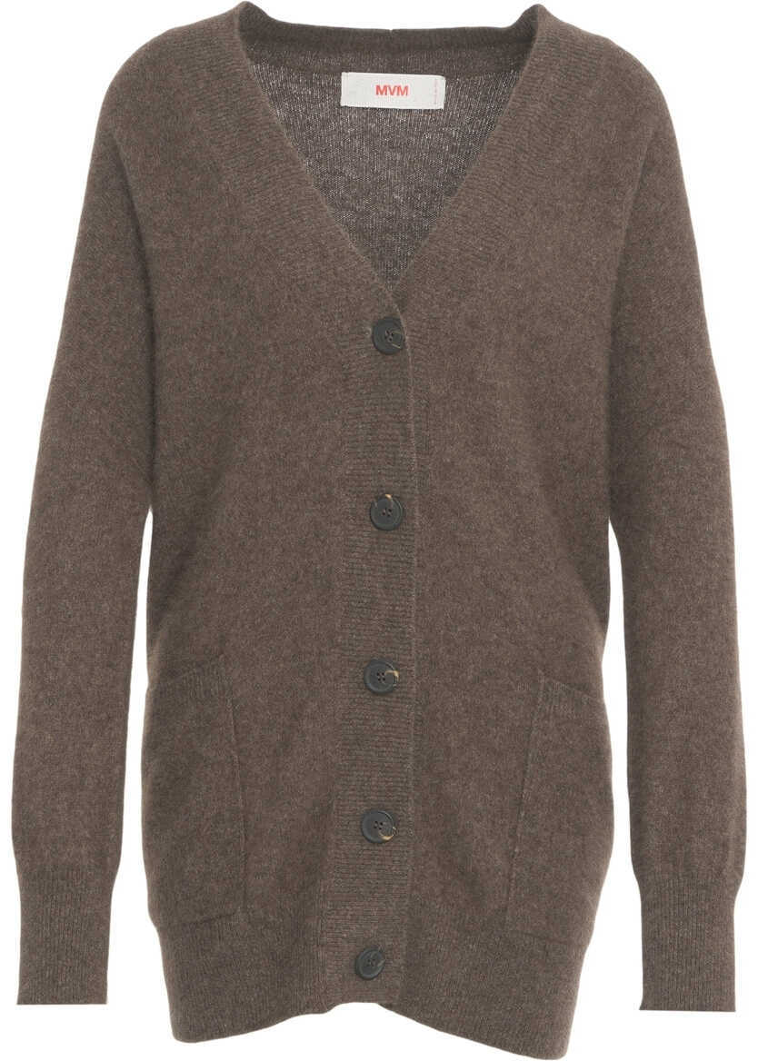 Cardigane MVM Raccoon wool cardigan Brown Femei (BM 19100249) 1