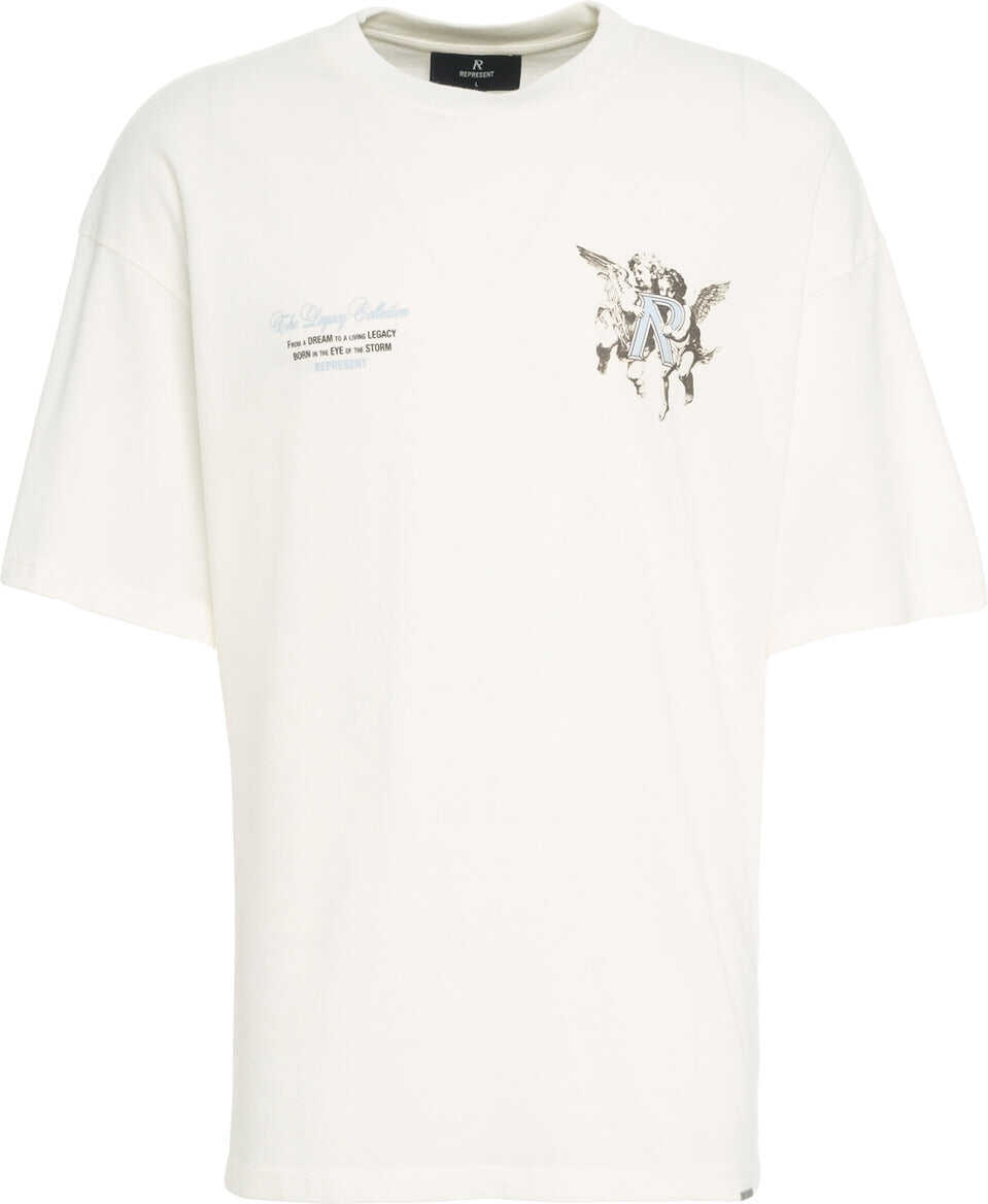 Tricouri REPRESENT T-shirt with print White Barbati (BM 19100351) 2