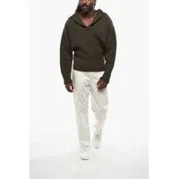 Pulovere pentru Barbati pagina 89 - Pulovere Bottega Veneta V-Neck Wool Sweater Military Green Barbati (BM 19100390) - B-mall.ro