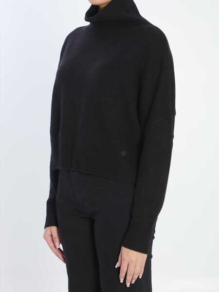 Pulovere casual LOULOU DE SAISON Luke Turtleneck BLACK Femei (BM 19100498) 2