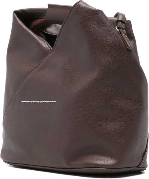 Genti de mana MM6 Maison Margiela Japanese Handbag COCOA BROWN Femei (BM 19100642) 3