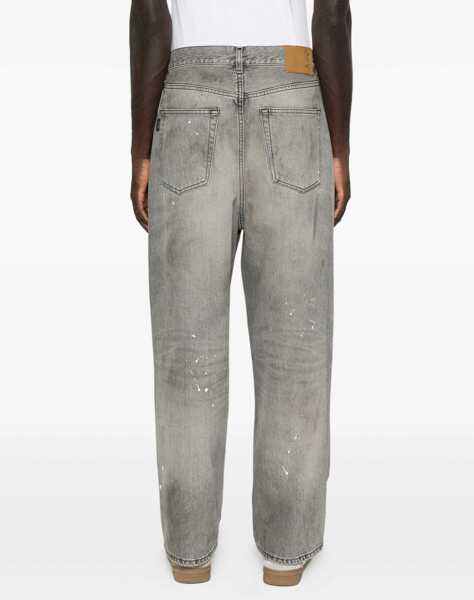 Blugi HAIKURE Grey straight-leg Jeans DIVE SPLASH BLACK Barbati (BM 19100675) 4
